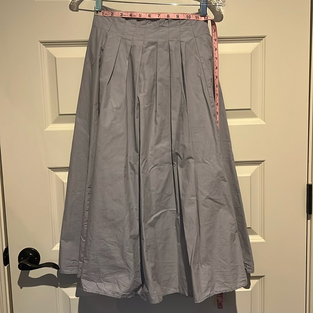 Dusty purple midi skirt